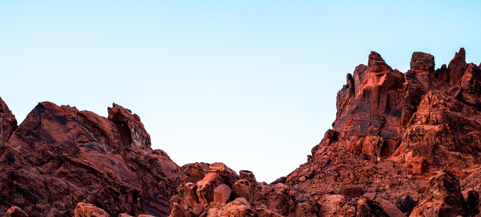 Rock and gravel mountains